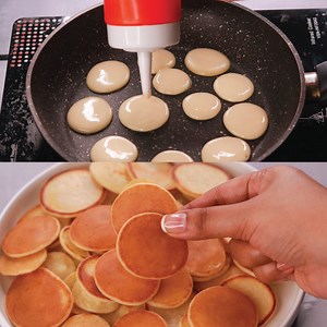 253K views · 1.1K reactions | Mini Pancake in 5 Minutes | Easy Breakfast Recipe | Soft & Quick pancake Recipe | T'stove - Cooking & Baking | Facebook