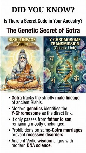 Did You Know? The Science Behind Gotra Explained #sanatandharma