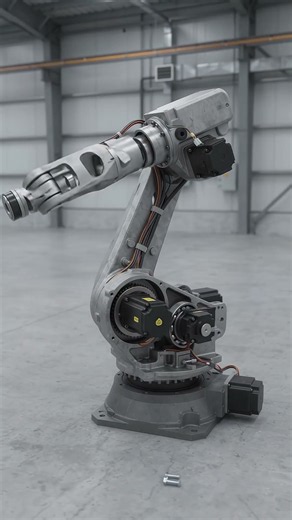 Satisfying 3D Animation: Robotic Arm Self-Assembly breakdown!