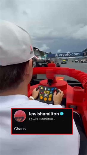 1.7M views · 25K reactions | POV of Lewis Hamilton during the LEGO drivers' parade  (via Lewis Hamilton) | SportsCenter | Facebook