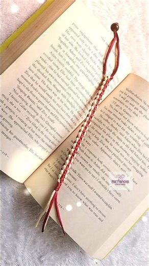 DIY Macramé Bookmark 📚 | Perfect Handmade Gift for Teacher’s Day! | #shorts #teachersday #macrame