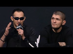 Пресс-конференция боя Хабиб Нурмагомедов - Тони Фергюсон РУССКАЯ ОЗВУЧКА