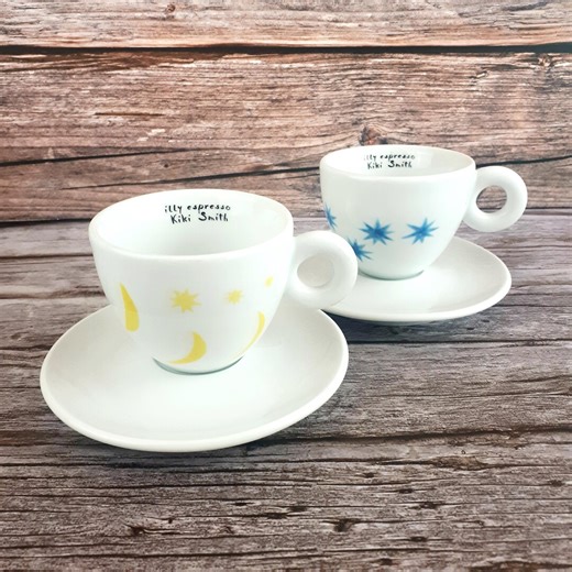 Illy Art Collection Kiki Smith Cappuccino Cups – Limited Edition – IPA Italy – Artistic Design Mugs - Etsy