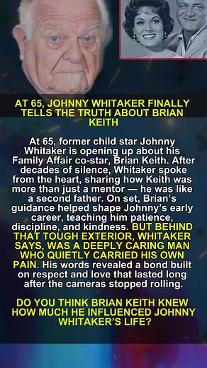 At 65, Johnny Whitaker Reveals the Truth About Brian Keith #JohnnyWhitaker #BrianKeith #HollywoodLegends | 𝘚𝘵𝘢𝘳𝘚𝘱𝘰𝘵𝘭𝘪𝘨𝘩𝘵