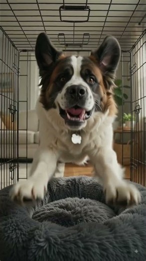 Calming Dog Crate Bed