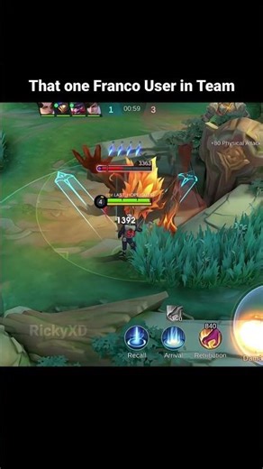 That one franco user 😡 #mlbb #moba55creator #moba55ninja