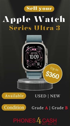 Sell Apple Watch Ultra 3 | Best price for Apple Watch Ultra | Buy Apple Watch Ultra 3 | Phones4Cash