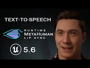 MetaHuman Real-Time Lip Sync with Local High Quality Text-to-Speech in Unreal Engine 5.6