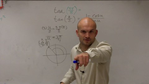 How to evaluate for the half angle of tangent