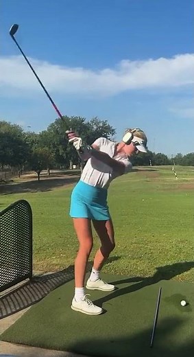My swing #gracecharis #golf #golfswing