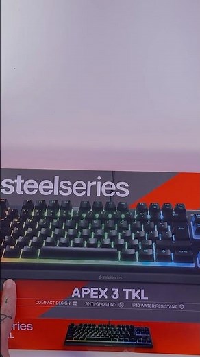 SteelSeries Apex 3 TKL Unboxing #gaming #steelseries #steelseriesapex #keyboard #unboxing