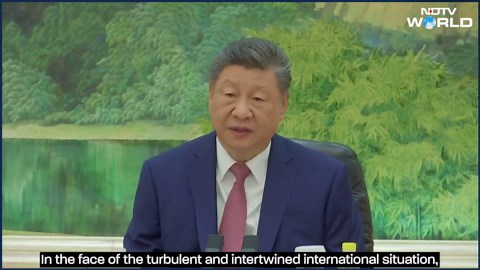Russia China News | Xi Jinping Meets Russian FM Lavrov & Pushes For Deeper Ties In 'Turbulent' World