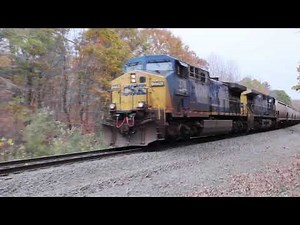 CSX YN2 378 & 387 - Westbound - Shillings Trail - Swoope, VA - Oct 25, 2025