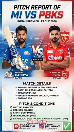 #pitchreport #mivspbks #ipl #indiancricketteam #shortsfeed #shorts #trend #mi #pbks #rr #dc #gt #csk