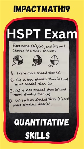 Quantitative reasoning skills. #hsptexam #mathreasoning #quantativeskills
