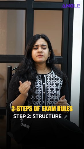 Do you know the 3 steps of exam rules?? #anglebelearn #exam #cbse | Angle Tuition