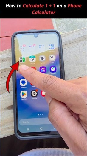 How to Calculate 1 + 1 on a Phone Calculator #shorts
