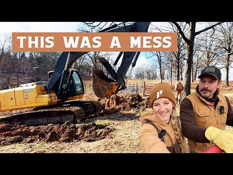 Fixing Automatic Waterer System for Easy Winter Cattle Care