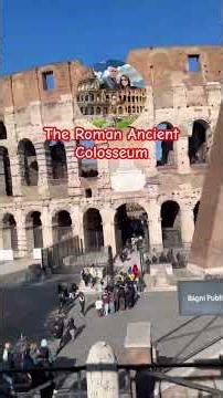 The Historical Ancient Roman Colosseum!🏛️