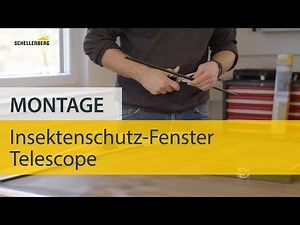 Montage: Insektenschutz-Fenster Telescope von Schellenberg