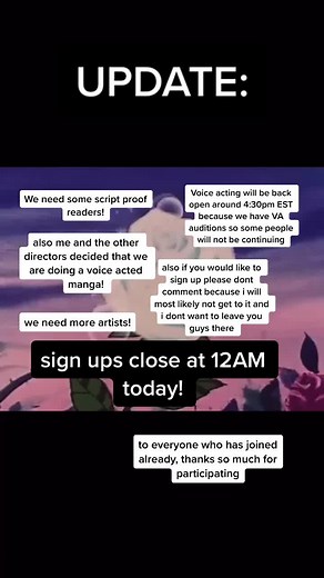 Discord is in my bio #anime #signup #fyp #makingananime #fy #foryou #foryoupage