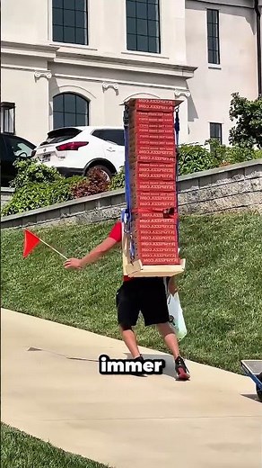 Diese Pizzalieferung brachte alle zum Stehenbleiben