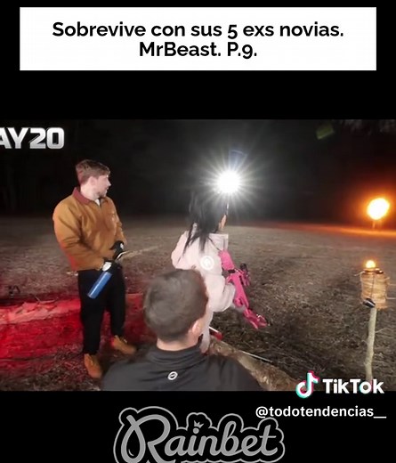 Sobrevive con sus 5 exs novias. MrBeast. P.9. @mrbeast #mrbeast #youtube #ex #parati