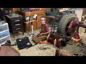 1947 Farmall A Restoration. Removing brake pedal and clutch shaft. Roz Tractor Repair.