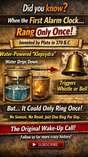 Who Invented the First Alarm Clock? | Ancient Greece to Modern Snooze #plato #alarmclock #greece