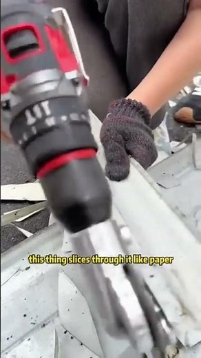 Turn Your Drill Into a Sheet Metal Cutter | Drill Attachment Tool
