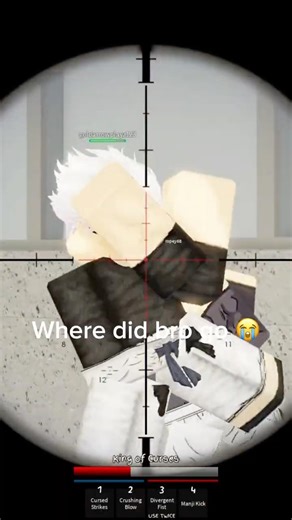 Sniper trolling in JJS | #jjs #roblox #robloxedit #memes