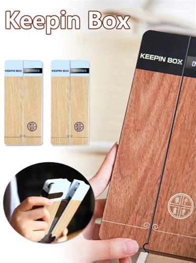 Keepin Box – Phone Lock Timer for Focus 📱⏳ Struggling with phone distractions? The Keepin Box helps you stay focused by locking your phone for a set time so you can study, work, or relax without interruptions. 📱 Place your phone inside and set a timer ⏳ Stay focused on study, work, or personal time 🔋 Built-in 300mAh rechargeable battery (up to 60 days use) ⚡ Supports phone charging while inside the box 🖥️ Screen display for time, battery, and status Available colors: 💗 Sakura Pink | 💙 Navy