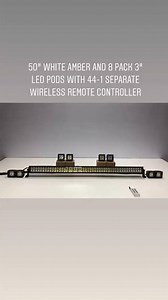 19 reactions · 19 comments | 50” white amber dual use light bar and 8pack 3” led pods , Shop now at www.vividlightbars.com | Vivid Light Bars | Facebook