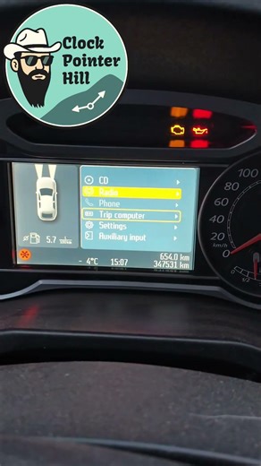 Ford Convers+ glow plug light hehkun merkkivalo