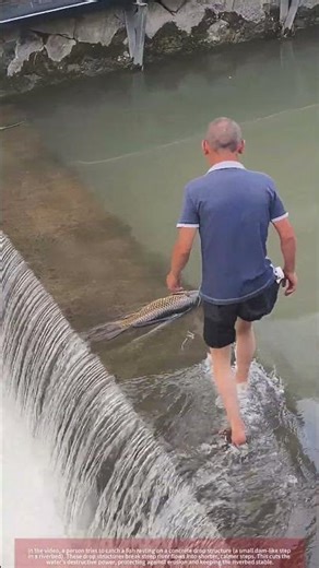 Catching Fish? No. Controlling Rivers: The Drop Structure at Work