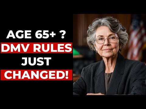 Important DMV Notice! What Senior Drivers Should Know About Recent Rule Changes
