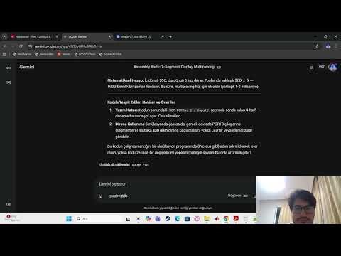 16F84A Mikroişlemci Kullanarak Proteus ile Sıralı 7 Segment Display Uygulaması
