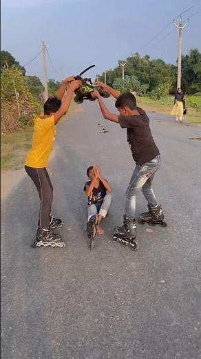 Crazy Inline SkatingChallenges That Will AstoundYou!😳🛼#inlineskating #skateboarding#shorts#ytshort