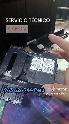 🎥 CÓDIGO DE ASISTENCIA 1372 🚨 (Caja de Mantenimiento) 🔧 ¡RESETEO DE CHIP EN TIEMPO REAL! - Canon G3170 En este video te mostramos cómo solucionar el temido error 1372 (Caja de mantenimiento llena) en una Canon G3170 usando nuestro dispositivo reseteador profesional 🛠️✨ ❌ El problema - Código 1372: Tu impresora muestra