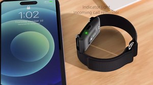 Smart Body Temperature Wristband with Real-Time Tracking & Vibration Alert, Rechargeable Fitness Tracker for Sleep & Activity Analysis, IP68 Waterproof Sports Bracelet for Men Women (Gunmetal)