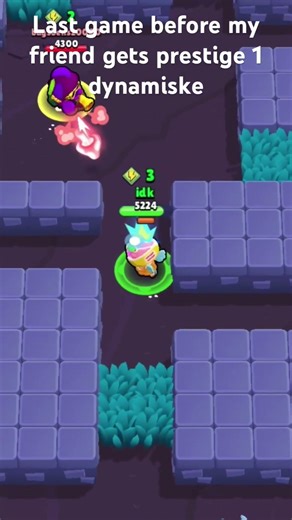 #brawlstars last game before my friend gets prestige 1 dynamike