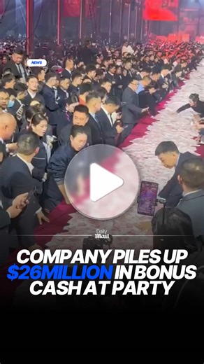 Chinese Company Hosts $26 Million Cash Giveaway Party