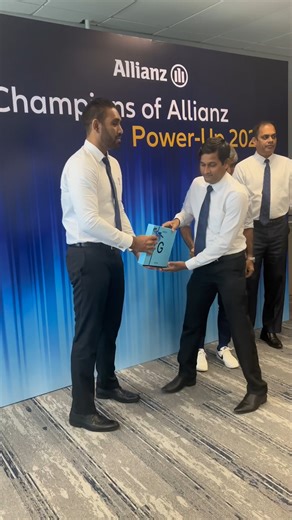 13K views · 178 reactions | Allianz Insurance Lanka Ltd. celebrated the Allianz Power Up 2025 Achievement Awards, recognizing the outstanding performance of our top 105 sales professionals! Through the Allianz Power Up Tab Competition, these high achievers earned digital tablets to enhance efficiency and drive success in a digital-first workspace. #Allianz #Insurance #Recogntions | Allianz Insurance Lanka Ltd | Facebook