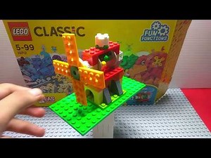 Lego Working Windmill - Lego Classic 10712 Building Instructions for Kids - Tutorial