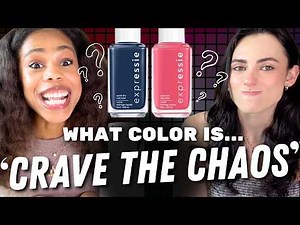 Let's play Hues & Cues! 🎯 WHO is naming these NAIL POLISH colors?!?!