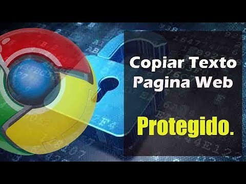 Como copiar un texto de una pagina web protegida
