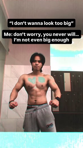 Kevin Tran on Instagram: "No one accidentally gets “too muscular” from lifting weights. Even with help💉, you’re not waking up looking like a Mr. Olympia winner 😂 Stop making excuses and go train. I lift to build muscle now so future me doesn’t need help getting off the toilet 💪😅"