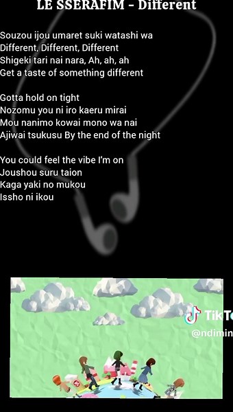 LE SSERAFIM - DIFFERENT, Lyrics #easylyrics #lirik #diifferent #lesserafim #fearnot