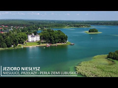 JEZIORO NIESŁYSZ - NIESULICE, PRZEŁAZY - PERŁA ZIEMI LUBUSKIEJ - DJI MINI 2