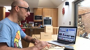 65K views · 15 reactions | Rob demonstrates one of our newest products! Introducing the GlassOuse - a wearable mouse operated by one of a choice of switches. | Active Hands | Facebook